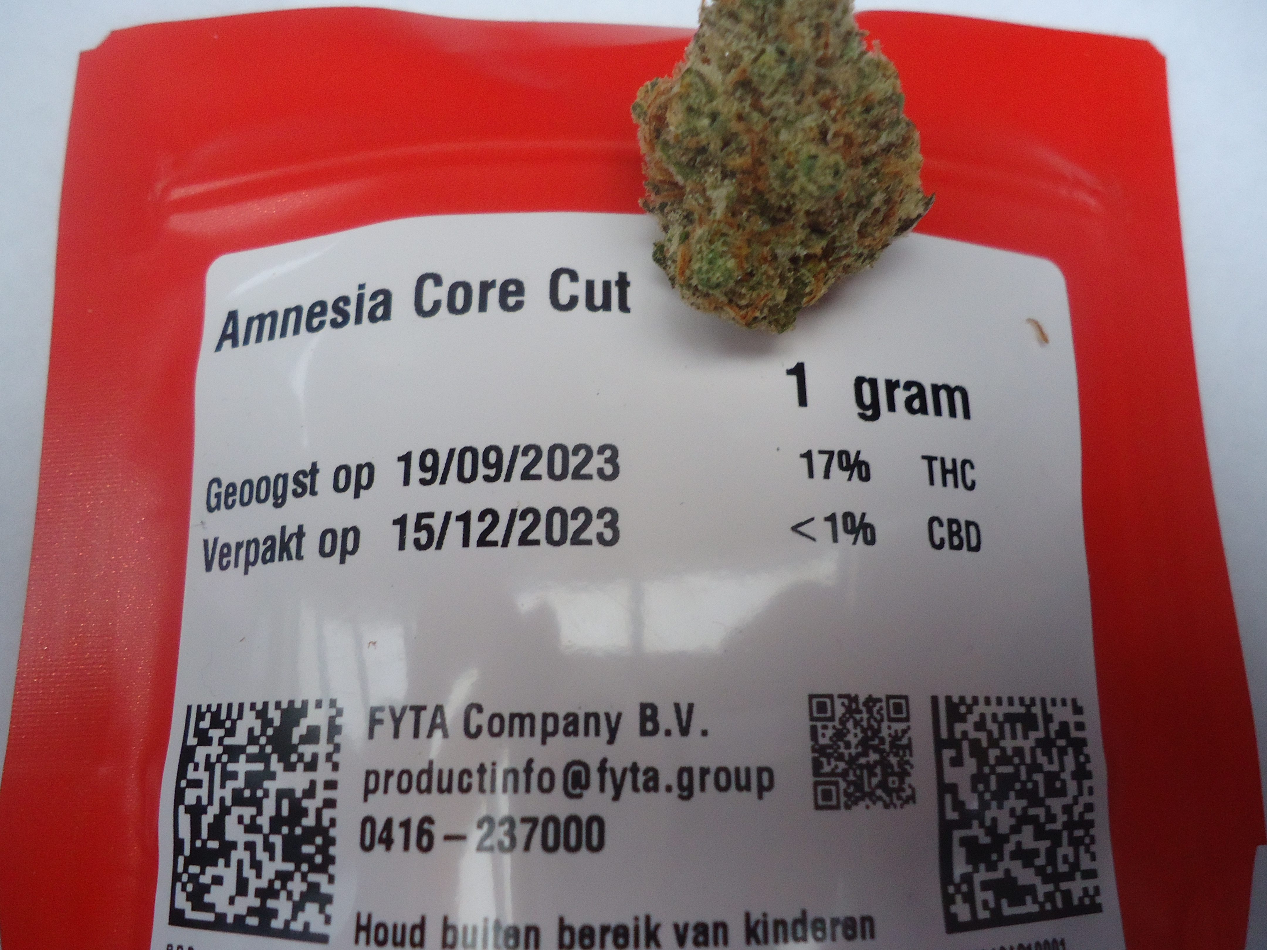 6 Legal Amnesia Core Cut From Fyta From Coffeeshops.December.2023.JPG