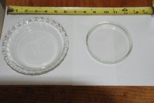 6 in Pyrex tart pan and 4 inch  petri dish.jpg