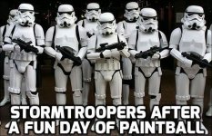 Stormtroopers paintball